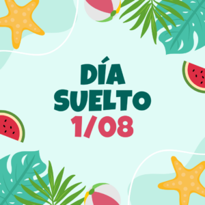Día suelto: 1 de agosto